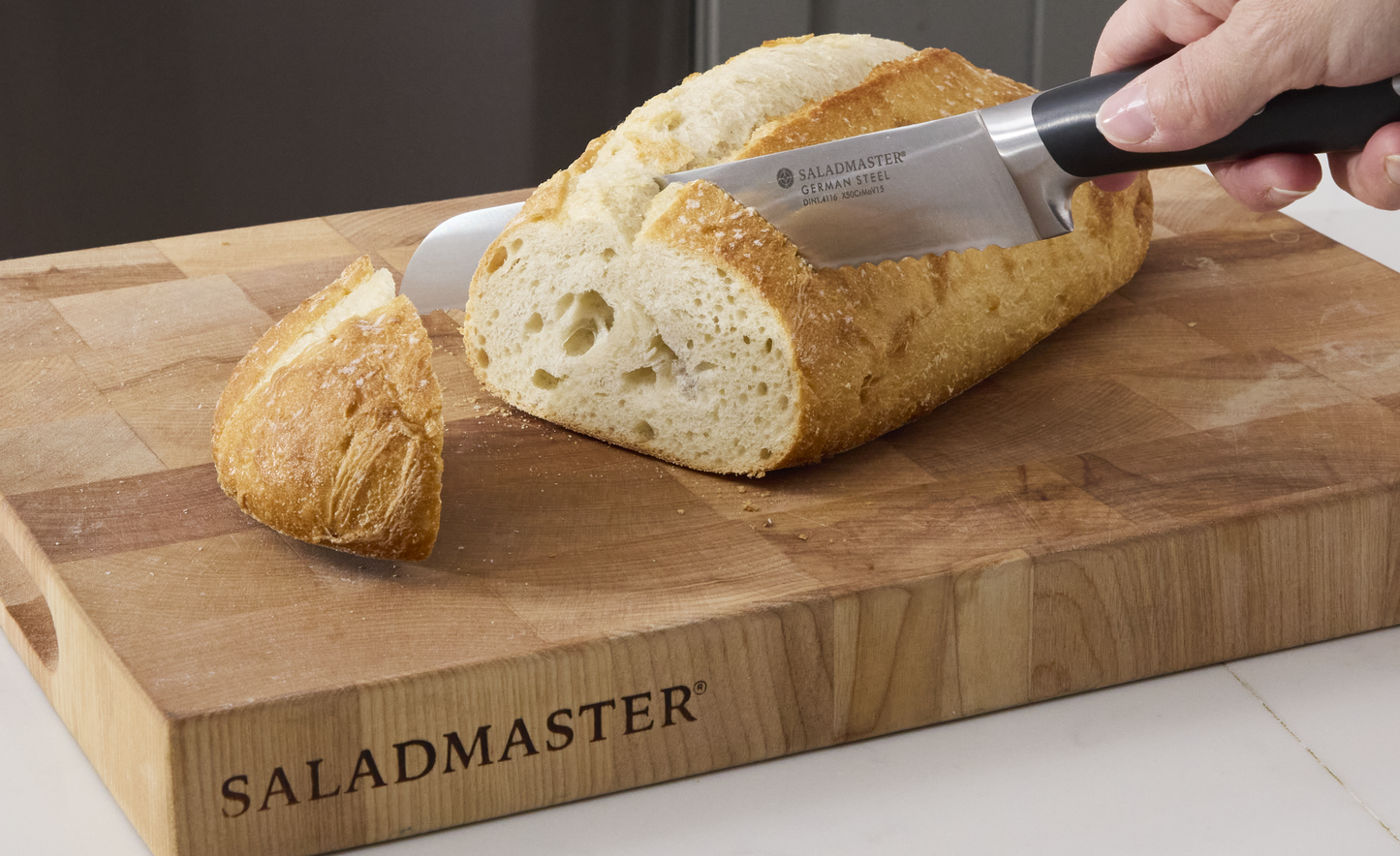 SignatureEdge 17-Piece Knife Set  with Acacia Block