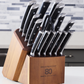 SignatureEdge 17-Piece Knife Set  with Acacia Block