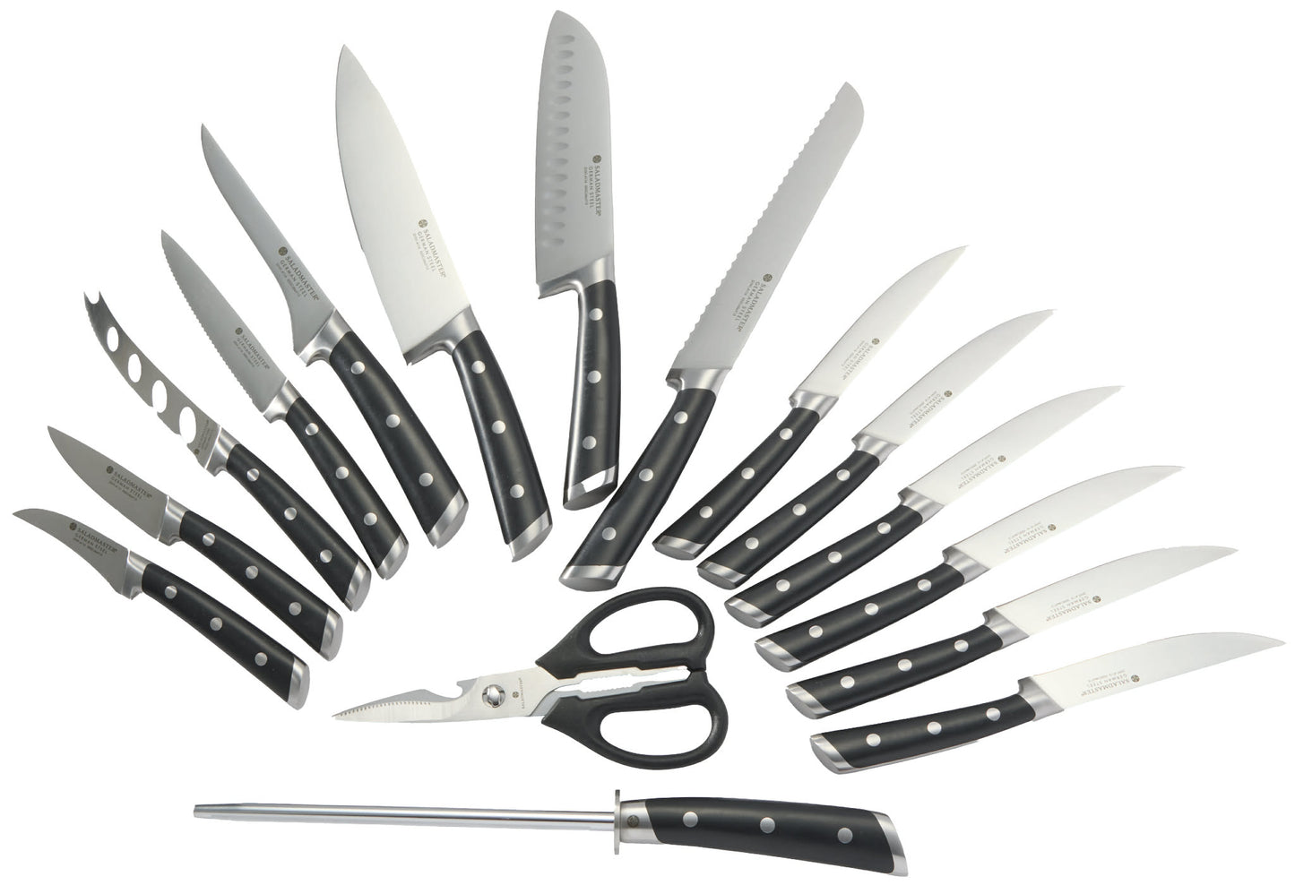SignatureEdge 17-Piece Knife Set  with Acacia Block